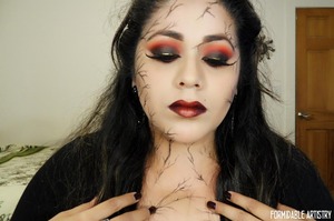 This was a look I created for a collaboration with four other ladies details in blogpost!

http://formidableartistry.blogspot.com/2013/04/collaboration-hansel-and-gretel-witch.html