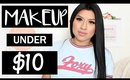 MAKEUP UNDER $10 | Makeup Haul & TRY-ON