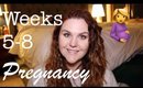 Pregnancy Weeks 5 - 8!! Symptoms + Morning Sickness