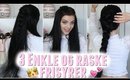 3 kjappe og enkle frisyrer  - Uten varme!