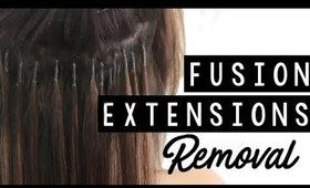 Removing Hot Fusion Hair Extensions - Demo | Instant Beauty ♡