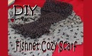 How To Crochet for Beginners: Easy Fishnet Scarf