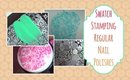 Swatch Stamping Regular Nail Polishes | Beginners | PrettyThingsRock