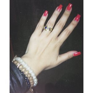 Red #nails 💅