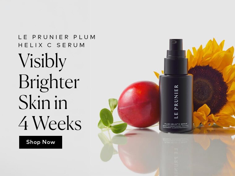 Say hello to Le Prunier's new vitamin C serum, clinically proven to deliver visible brightening, improved clarity, and deep hydration in just 4 weeks. Shop the Le Prunier Plum Helix C Serum at Beautylish.com