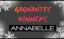 GAGNANTES - WINNERS ***CONCOURS ANNABELLE GIVEAWAY***