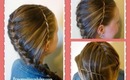 Waterfall Twist Headband & French Braid Hairstyle, Hair4MyPrincess