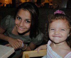 Me and my lovely little sister Nadia :)