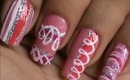 Magic nails- Pink & Glitter - easy nail art for short nails- nail art tutorial- beginners designs