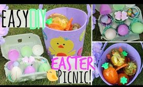 DIY Easter Picnic Basket- Quick, Easy & Affordable!