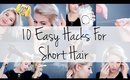 10 Easy Hacks For Short Hair | Milabu