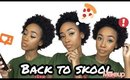 QUICK BACK TO SCHOOL MAKEUP FOR COLLEGE + HIGH SCHOOL | @KrizzTinaMitchell