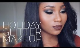 HOLIDAY GLITTER MAKEUP| COLLABORATION WITH MISZPOSHMUA