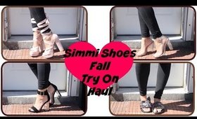 Simmi Shoes Fall Try On Haul | Week Of Hauls Mini Series Day 2