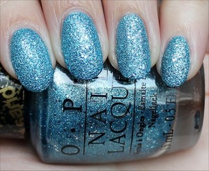 Liquid Sand from the OPI Bond Girls Collection due out in May! See more swatches & my review here: http://www.swatchandlearn.com/opi-tiffany-case-swatches-review