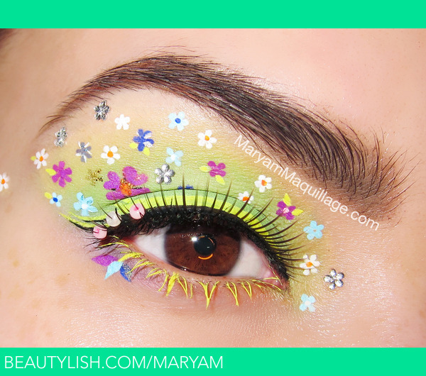 Fantasy Florals" Eye Makeup | Maryam (Maryam) |