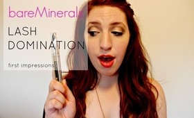 BareMinerals LASH DOMINATION MASCARA!! | sarahbeyevlogs