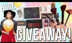 HUGE MAKEUP GIVEAWAY 2016! | Laura Reid