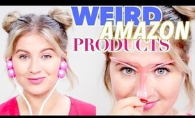 TESTING CRAZY WEIRD AMAZON BEAUTY PRODUCTS | Milabu