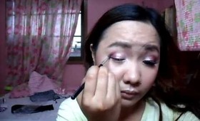 Prom make-up look