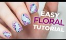 Floral Nail Art for Beginners! Detailed and Simple Tutorial | NailsByErin