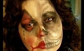 CLOWN TO SKULL HALLOWEEN TUTORIAL