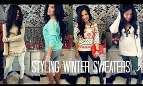 Styling Winter Sweaters - Belinda Selene