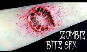 ZOMBIE BITE SFX MAKEUP TUTORIAL