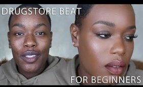 BEGINNER Friendly DRUGSTORE makeup tutorial
