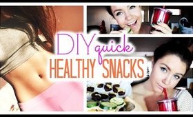 DIY Healthy Snacks: Get a Flat Tummy in 2015! (Quick and Easy Ideas!)