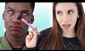 GIRL DOES BOY'S MAKEUP | PRANK