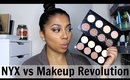 NYX Highlight & Contour Pro Palette vs Makeup Revolution Ultra Contour Palette | MissBeautyAdikt