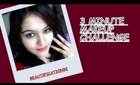 3 minute makeup challenge