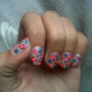 my version of leopard print nails