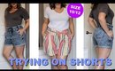 5 Cute Shorts for Curvy Bodies (Try On) | Bailey B.