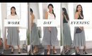 STYLING OUTFITS for WORK, DAY , EVENING w/ 1 SKIRT | ANN LE