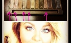 Make Blue/Green Eyes Shine | UD Naked Palette
