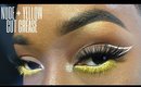 NUDE CUT CREASE + CHROME YELLOW | @KRIZZTINAMITCHELL