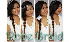 Rope Braid + 4 Hair Accessories