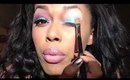 golden teal humming bird makeup tutorial
