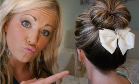 SOCK BUN: without the sock!