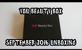 You Beauty Box - September 2016 Unboxing