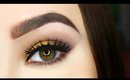 Golden Prom Makeup Tutorial // Prom Makeup For Brown / Hazel Eyes 2016