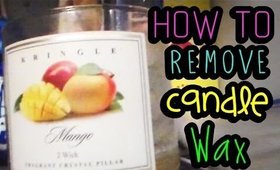 How To Remove Wax From A Candle EASILY