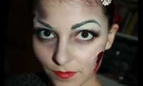 zombie - psychobilly girl for Halloween