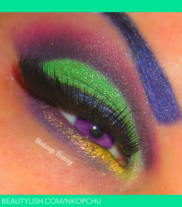 Mardi Gras Colors! | Nikki K.'s (Makeupfrenzy) Photo | Beautylish