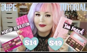 Too Faced Bon Bon Palette Dupe Tutorial FEAT Makeup Revolution