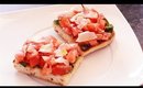 Fresh bruschette with Tomatoes Recipe (Day 4 of July Vlogging)