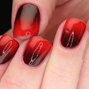 Very Vampy Gradient Nails