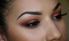 Blown Out Warm Smokey Eye